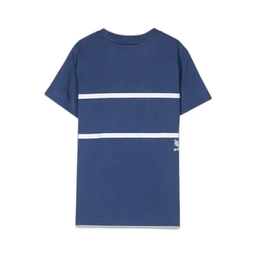 Gcds Kids Striped Logo T-Shirt