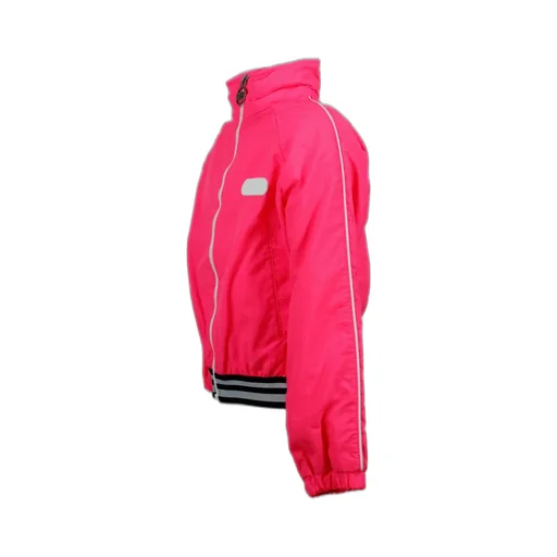 Gcds Kids Logo Printed Striped Hem Track Jacket