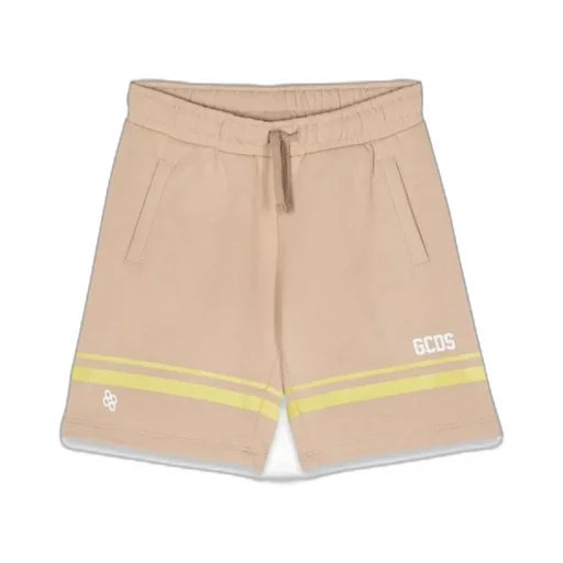 Gcds Kids Striped Bermuda Shorts
