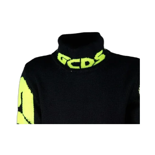 Gcds Kids Logo Intarsia Roll-Neck Jumper