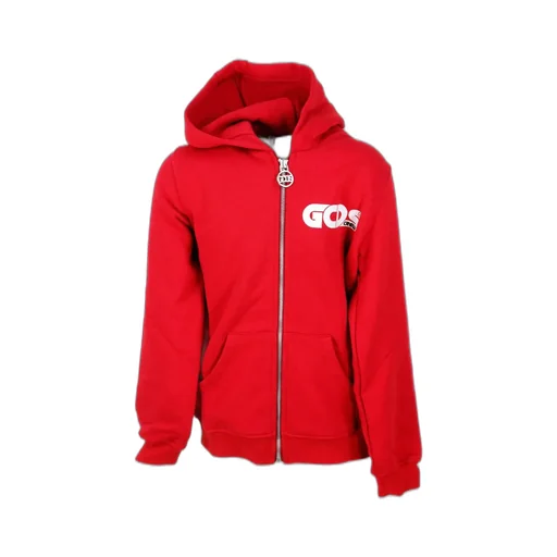 Gcds Kids Logo Printed Zip-Up Hoodie