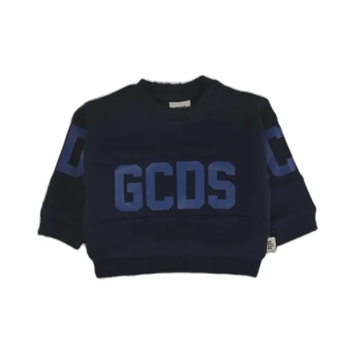 Gcds Kids Logo Printed Crewneck Sweatshirt