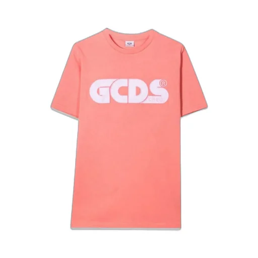 Gcds Kids Logo Printed Oversize Jersey T-Shirt