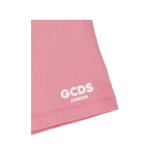 Gcds Kids Logo Printed High Waist Shorts