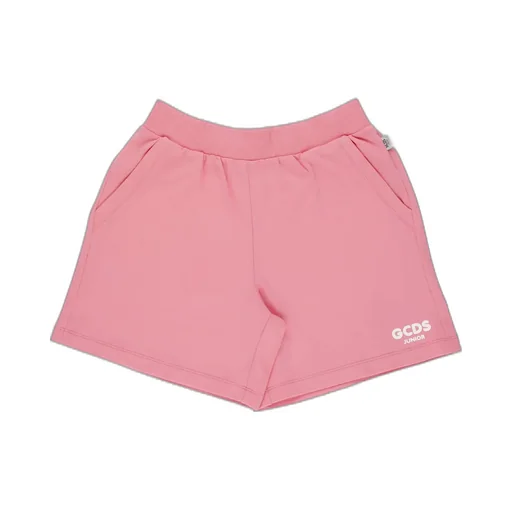 Gcds Kids Logo Printed High Waist Shorts