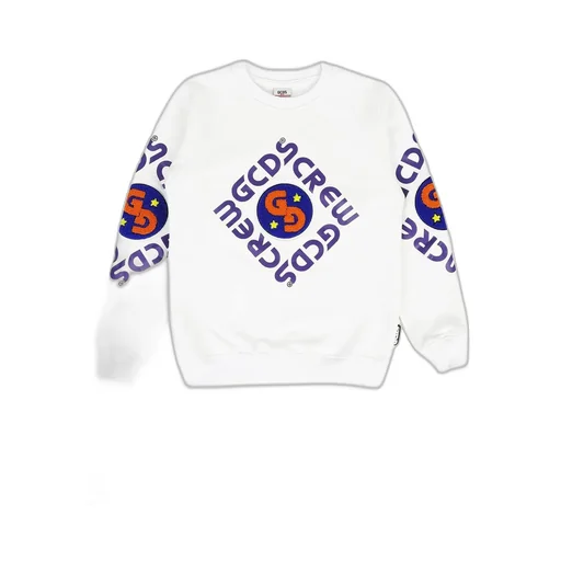 Gcds Kids Logo-Printed Crewneck Sweatshirt