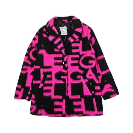 Gaelle Paris Kids Allover Logo Printed Coat
