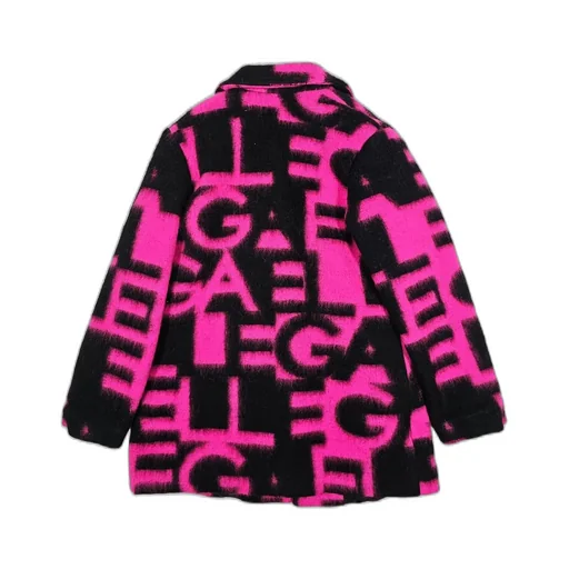 Gaelle Paris Kids Allover Logo Printed Coat