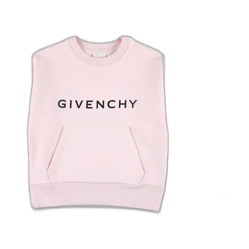 Givenchy Kids Logo Printed Jersey Sweatshirt
