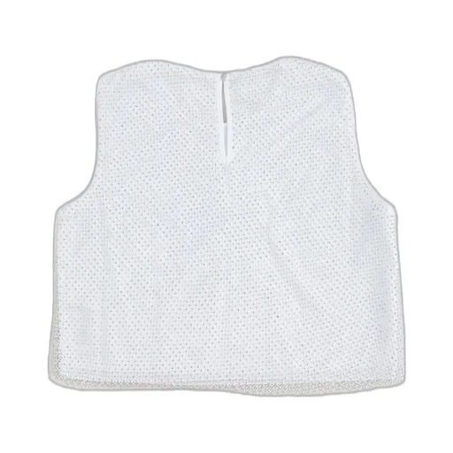 Givenchy Kids Embellished Sleeveless Mesh Top