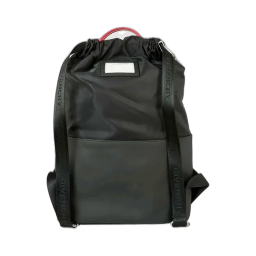 Givenchy Kids Logo Patch Drawstring Backpack