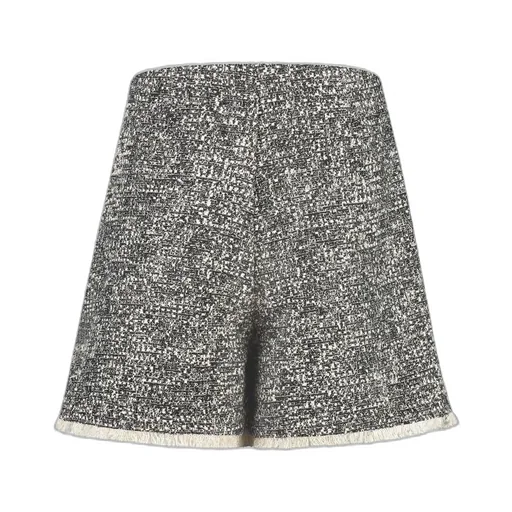 Givenchy Kids Fringed Edge Tweed Shorts
