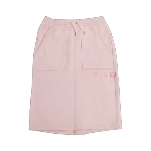 Givenchy Kids Logo-Print Drawstring Skirt