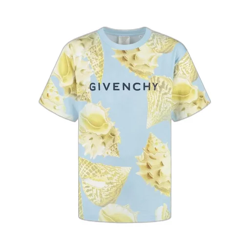 Givenchy Kids Shell-Printed Crewneck T-Shirt
