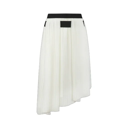 Givenchy Kids Asymmetric Hem Pleated Skirt