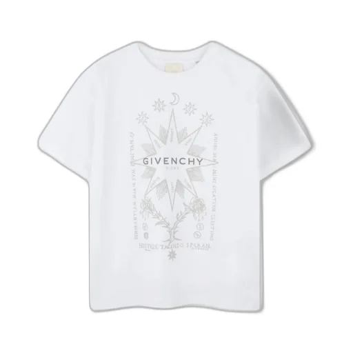 Givenchy Kids Logo Printed Crewneck T-Shirt