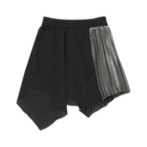 Givenchy Kids 4G Motif Asymmetric Skirt