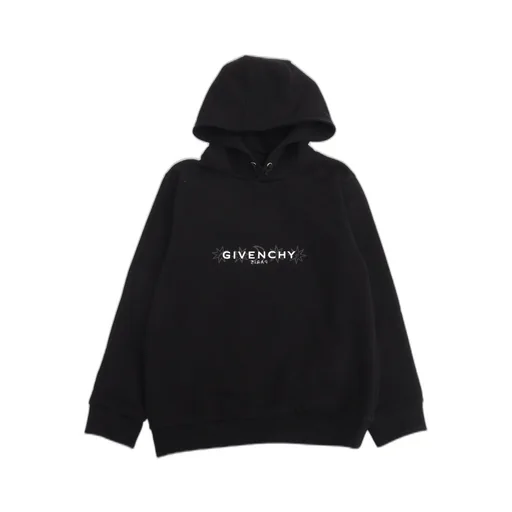 Givenchy Kids Logo-Print Fleece Hoodie