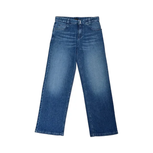 Givenchy Kids Logo Embroidered Straight Jeans