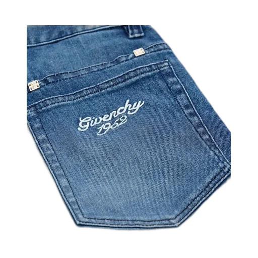 Givenchy Kids Logo Embroidered Straight Jeans