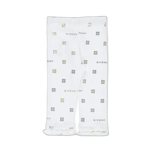 Givenchy Kids 4G Motif Ruffled Trim Leggings