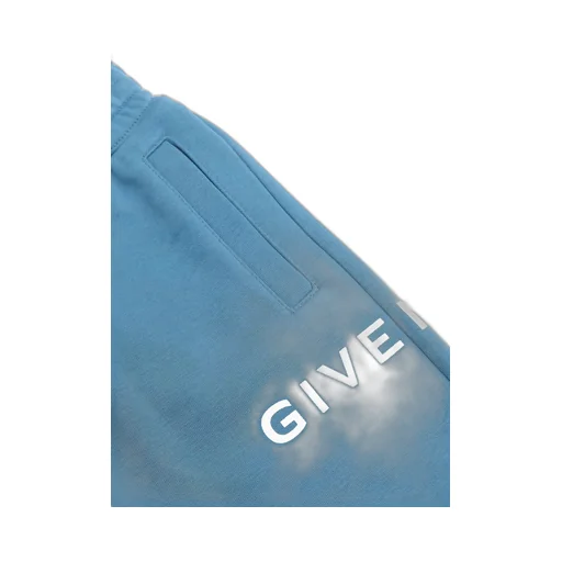 Givenchy Kids Logo-Print Fleece Drawstring Shorts