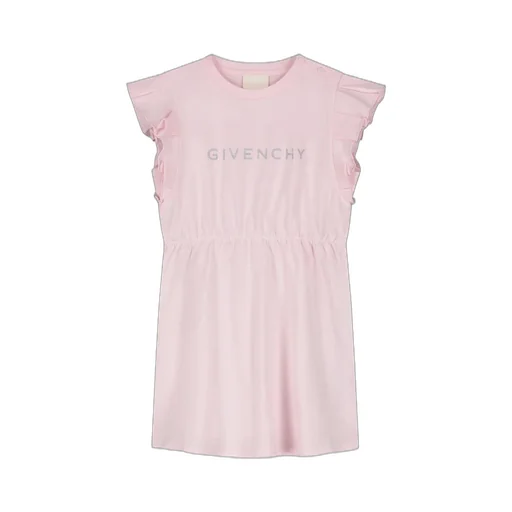 Givenchy Kids Glitter Logo Jersey Dress