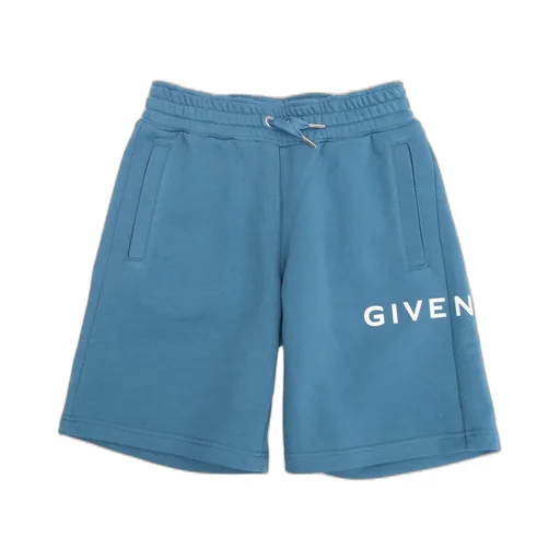 Givenchy Kids Logo-Print Fleece Drawstring Shorts