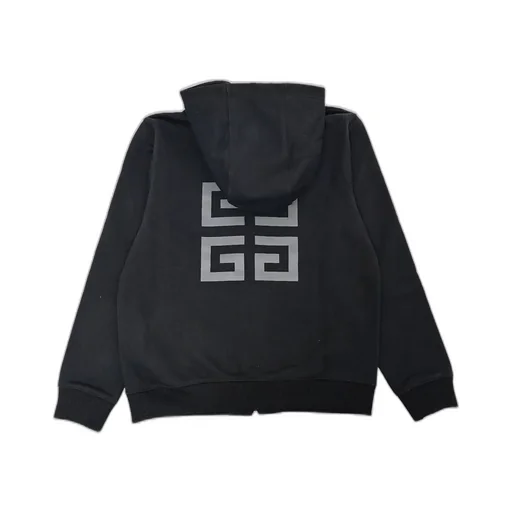 Givenchy Kids Logo Printed Zipped Hoodie