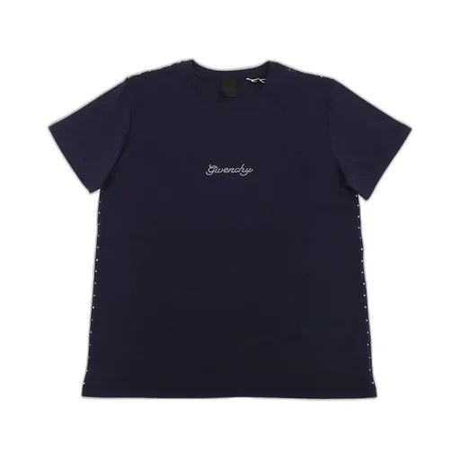 Givenchy Kids Logo Embellished Crewneck T-Shirt