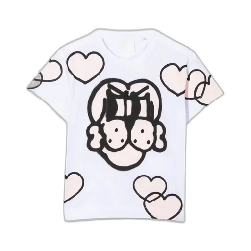 Givenchy Kids Heart Print T-Shirt