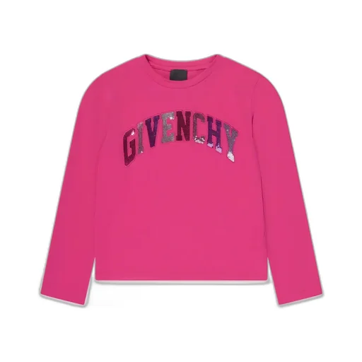 Givenchy Kids Sequin Embellished Crwneck T-Shirt