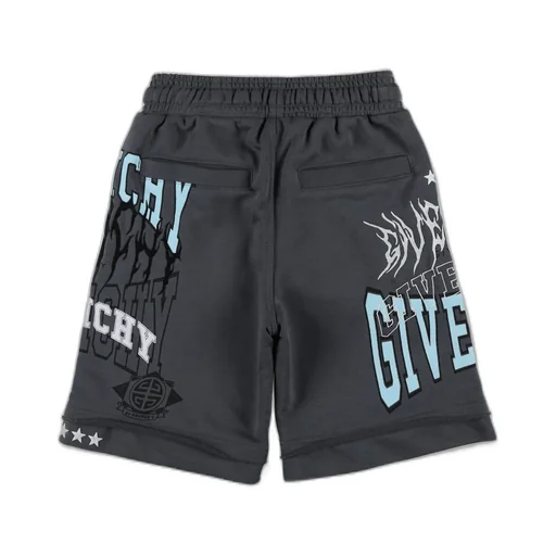 Givenchy Kids Logo-Printed Elasticated Drawstring Waistband Shorts