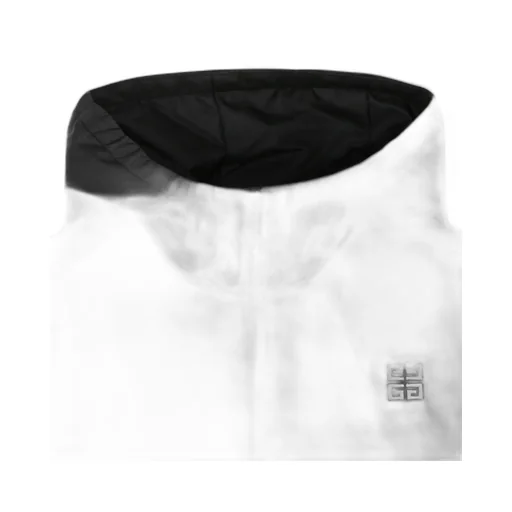 Givenchy Kids Logo-Embroidered Hooded Zipped Coat