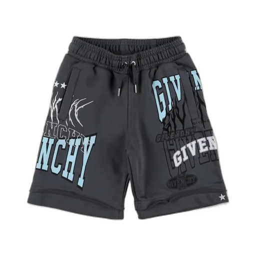 Givenchy Kids Logo-Printed Elasticated Drawstring Waistband Shorts