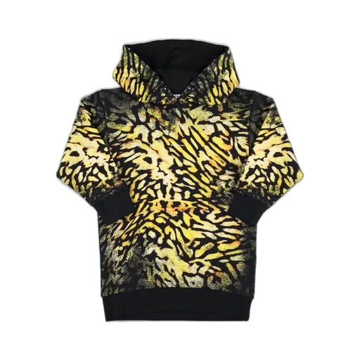 Givenchy Kids Abstract-Printed Straight Hem Hooded Dress