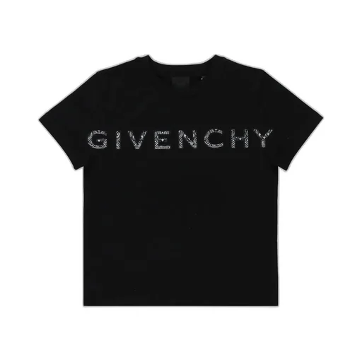 Givenchy Kids Logo Printed Crewneck T-Shirt