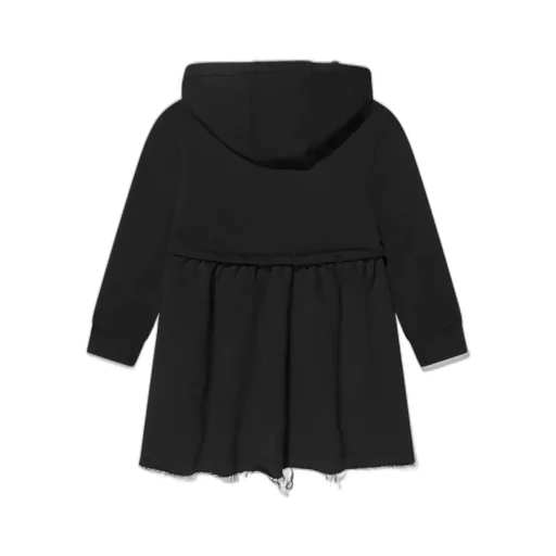 Givenchy Kids Logo Embellished Frayed Hem Dress