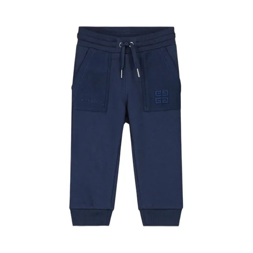 Givenchy Kids 4G-Embroidered Mid Rise Track Pants