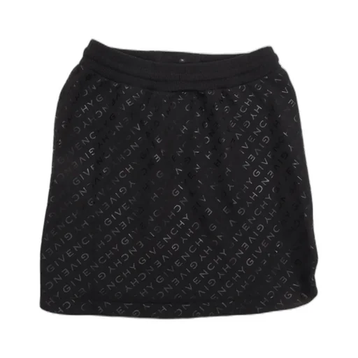 Givenchy Kids All-Over Logo Print Drawstring Skirt