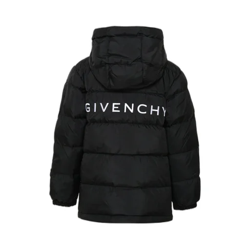 Givenchy Kids Logo Embroidered Long-Sleeved Hooded Jacket