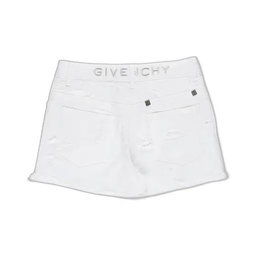 Givenchy Kids 4G-Plaque Mid-Rise Shorts