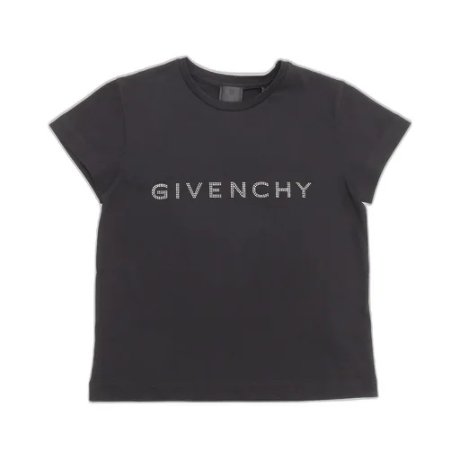 Givenchy Kids Logo Embellished Crewneck T-Shirt