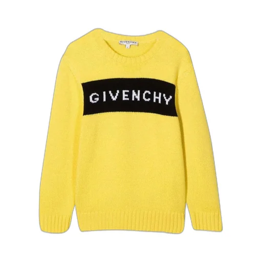 Givenchy Kids Logo Intarsia Crewneck Jumper