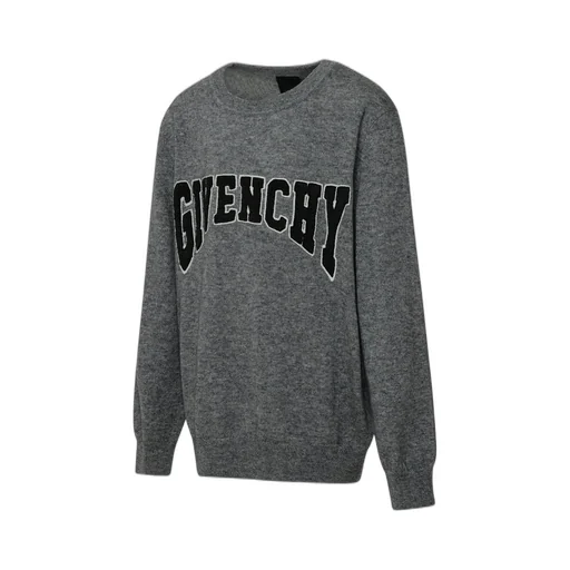 Givenchy Kids Logo Patch Knitted Jumper