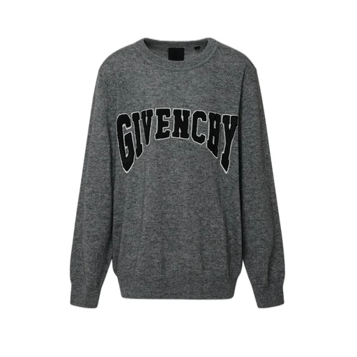 Givenchy Kids Logo Patch Knitted Jumper