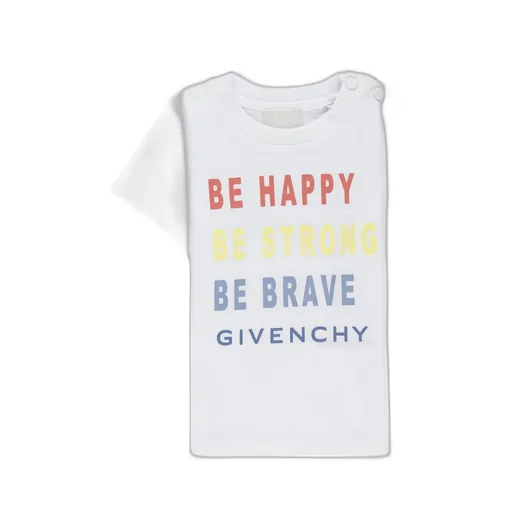 Givenchy Kids Logo Printed Crewneck T-Shirt
