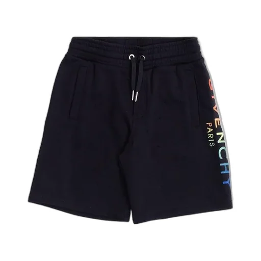 Givenchy Kids Logo Embroidered Drawstring Shorts