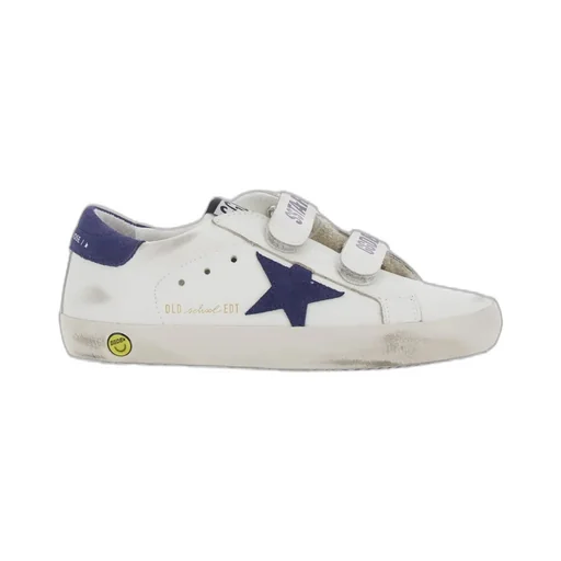Golden Goose Kids Old School Touch-Strapped Sneakers