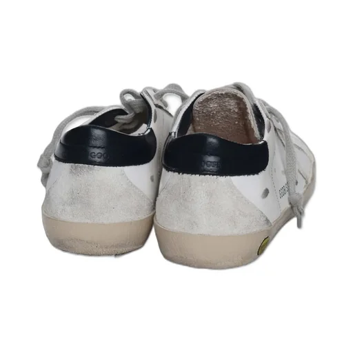 Golden Goose Kids Superstar Distressed Lace-Up Sneakers